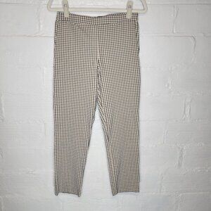 Massimo Fabbro Women's Size 8 Pants Crop Pull On Tan Black